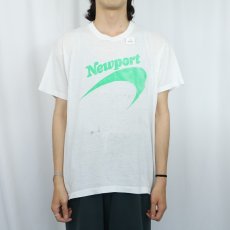 画像2: 80〜90's Newport USA製 ロゴプリントTシャツ L (2)