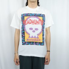 画像2: 80〜90's BRUNSWICK USA製 "HEAD HUNTER" ボウリングメーカー プリントTシャツ XL (2)