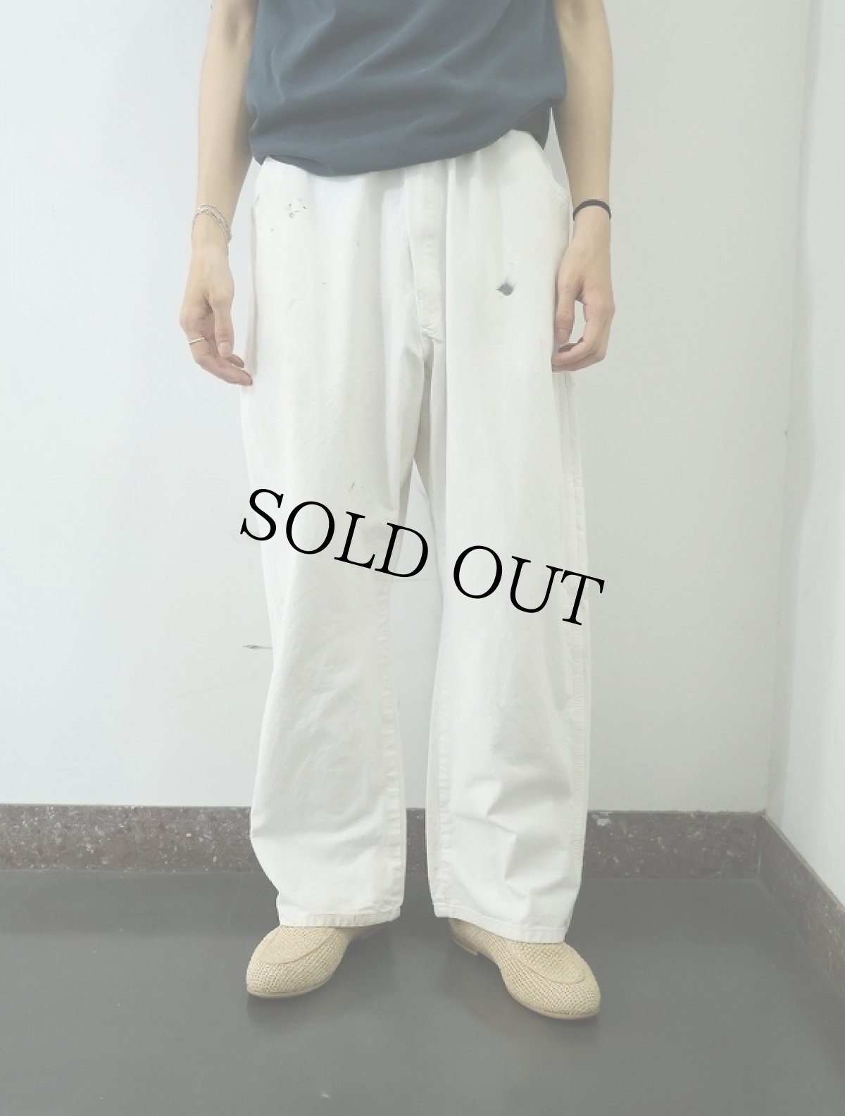画像3: Dickies ペンキペイント ペインターパンツ W45 (3)