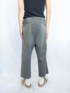 画像3: UNKNOWN EURO ストライプ柄 ワークパンツ W39 (3)