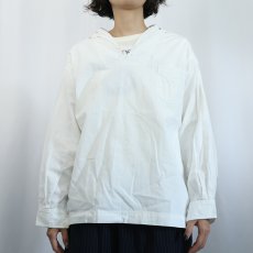 画像3: 50's〜 PAUL JONES 星刺繍入り コットンセーラーシャツ SIZE18 (3)