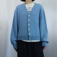 画像2: 60's CAMPUS USA製 モヘアニットカーディガン L (2)