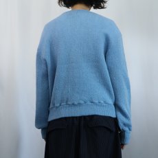 画像3: 60's CAMPUS USA製 モヘアニットカーディガン L (3)