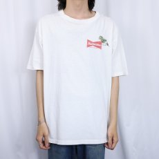画像3: 90's Budweiser USA製 "YOUR PAD OR MINE?" ビールメーカープリントTシャツ XL (3)