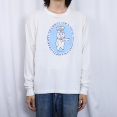 画像2: 90's Pillsbury USA製 "Doughboy" キャラクタープリントロンT XL (2)