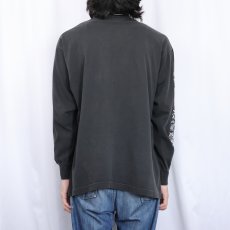 画像3: 90's Miller Genuine Draft USA製 ビールブランド プリントロンT BLACK XL (3)