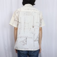 画像3: 70〜80's HIS ROYAL HIGHNESS HAWAII 総柄 コットンオープンカラーシャツ (3)