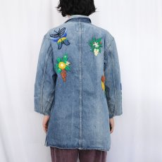 画像3: 60's OSHKOSH ハンド刺繍入り デニムカバーオール (3)