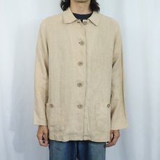 画像2: REAL CLOTHES by Saks Fifth Avenue リネンシャツジャケット (2)