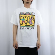 画像2: 90's BIG HED "BONAiRE" アートプリントTシャツ L (2)