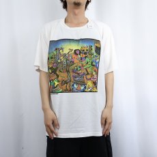 画像2: 80~90's Norman Catherine "COME AS YOU ARE" アートプリントTシャツ XXL (2)