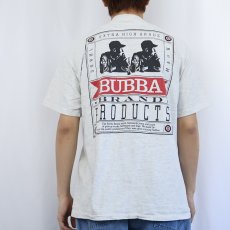 画像3: 90's BUBBA USA製 イラストプリントTシャツ L (3)