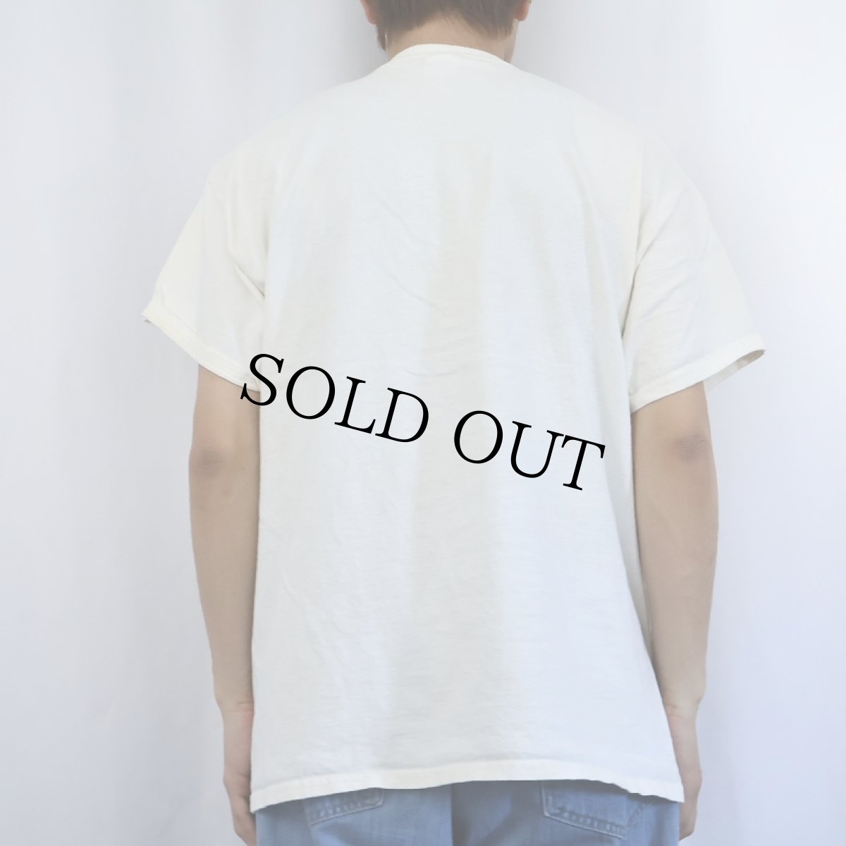 画像3: 2000's "Endangered Feces" シュールイラストプリントTシャツ L (3)