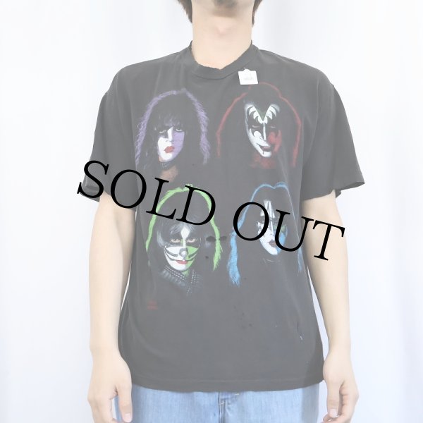 ビンテージ　USA製　90s KISS バンド　ロック ロンT Tシャツ 楽天市場】古着 90'S IDEAL KISS キッス 20 YEARS OF