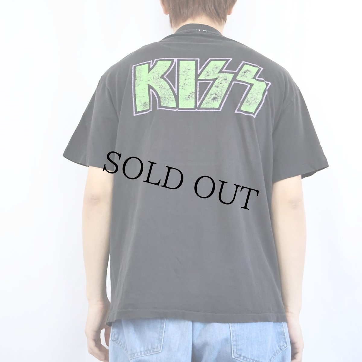 画像3: 90's KISS USA製 ハードロックバンドTシャツ L (3)
