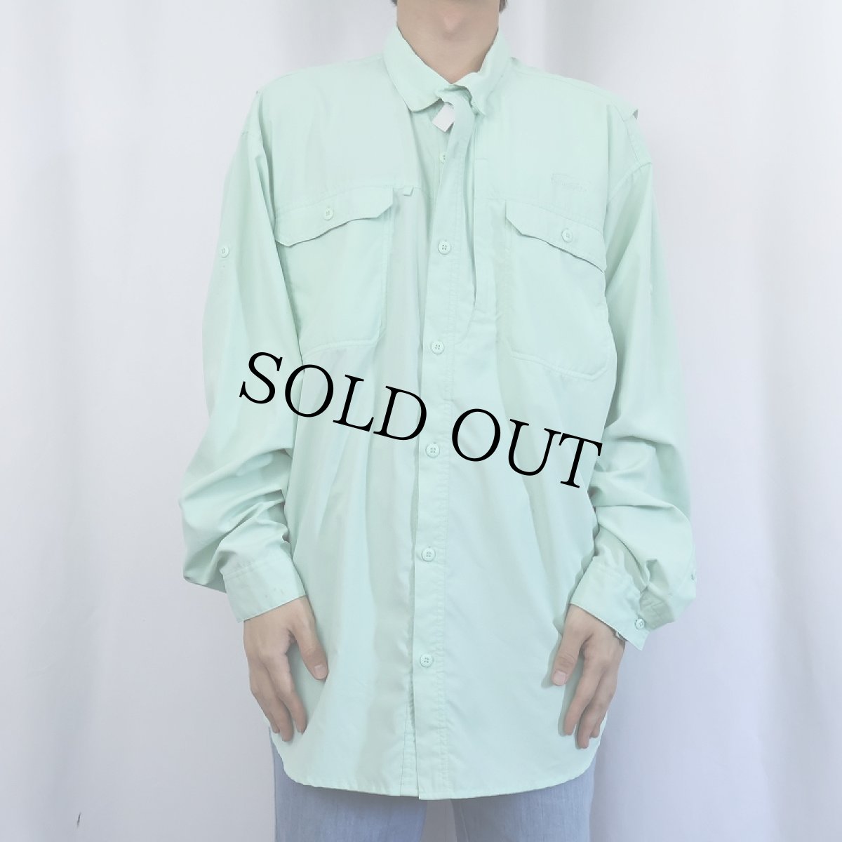 画像2: Patagonia フィッシングシャツ XL (2)