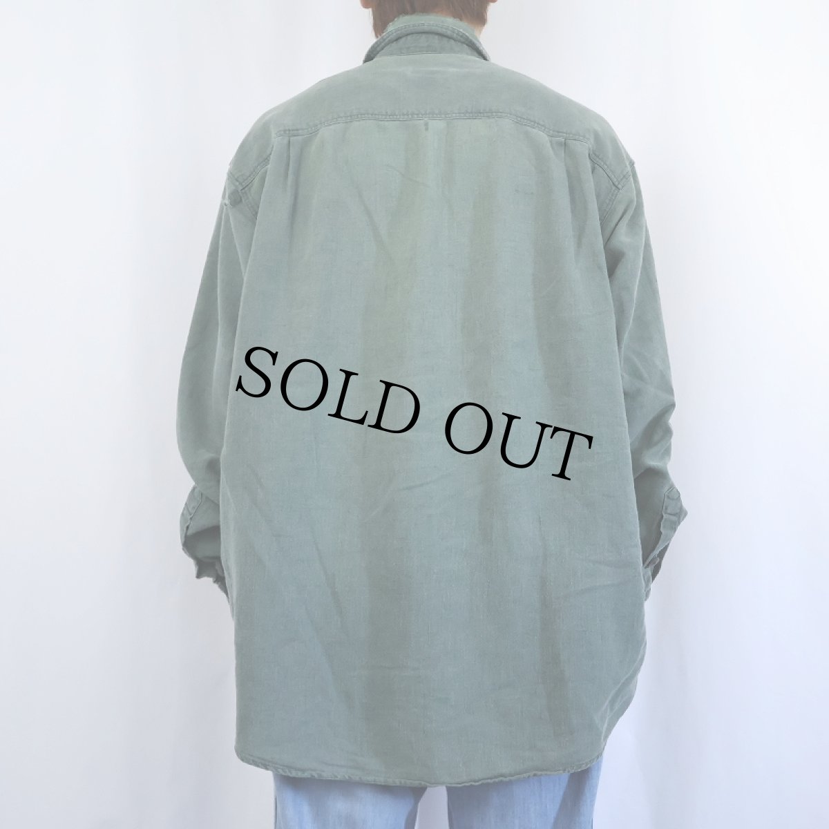 画像3: 90's Patagonia リネン×コットンシャツ L (3)