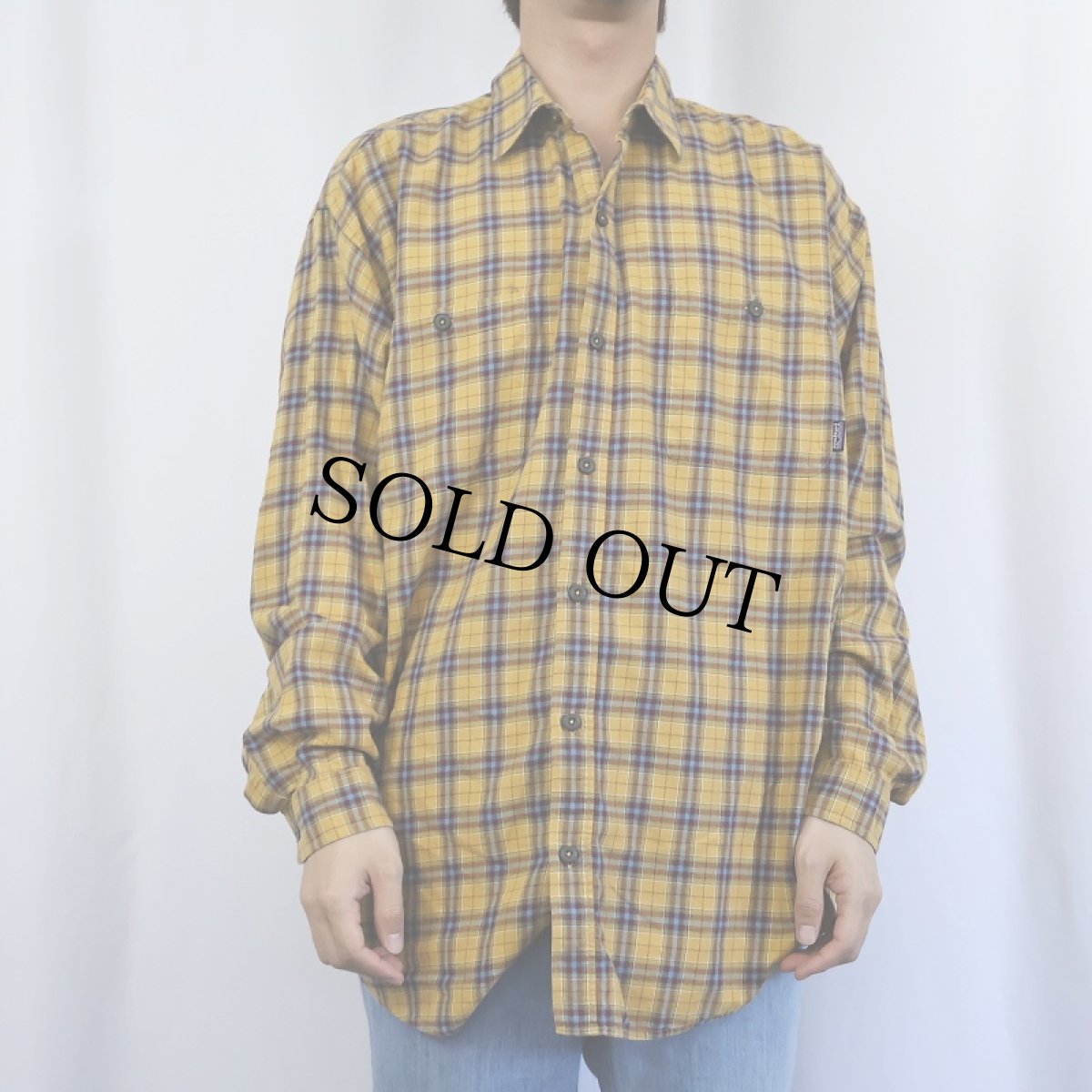 画像2: 90~2000's patagonia "ORGANIC COTTON" チェック柄コットンシャツ (2)