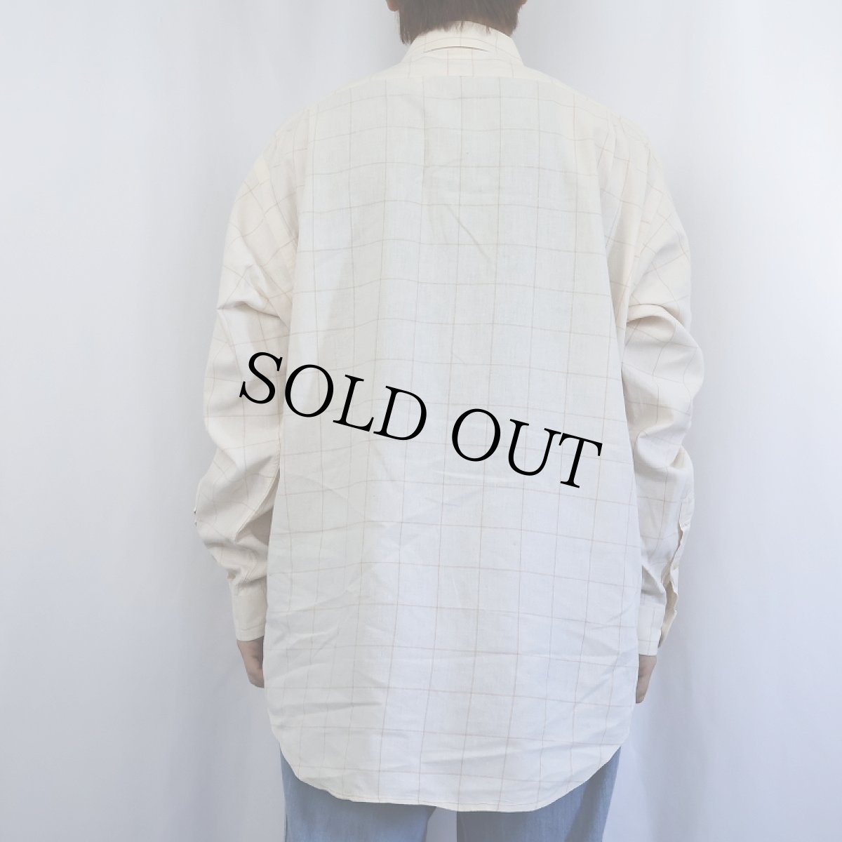 画像3: POLO Ralph Lauren "LOWELL SPORT" チェック柄 コットン×リネンシャツ L (3)