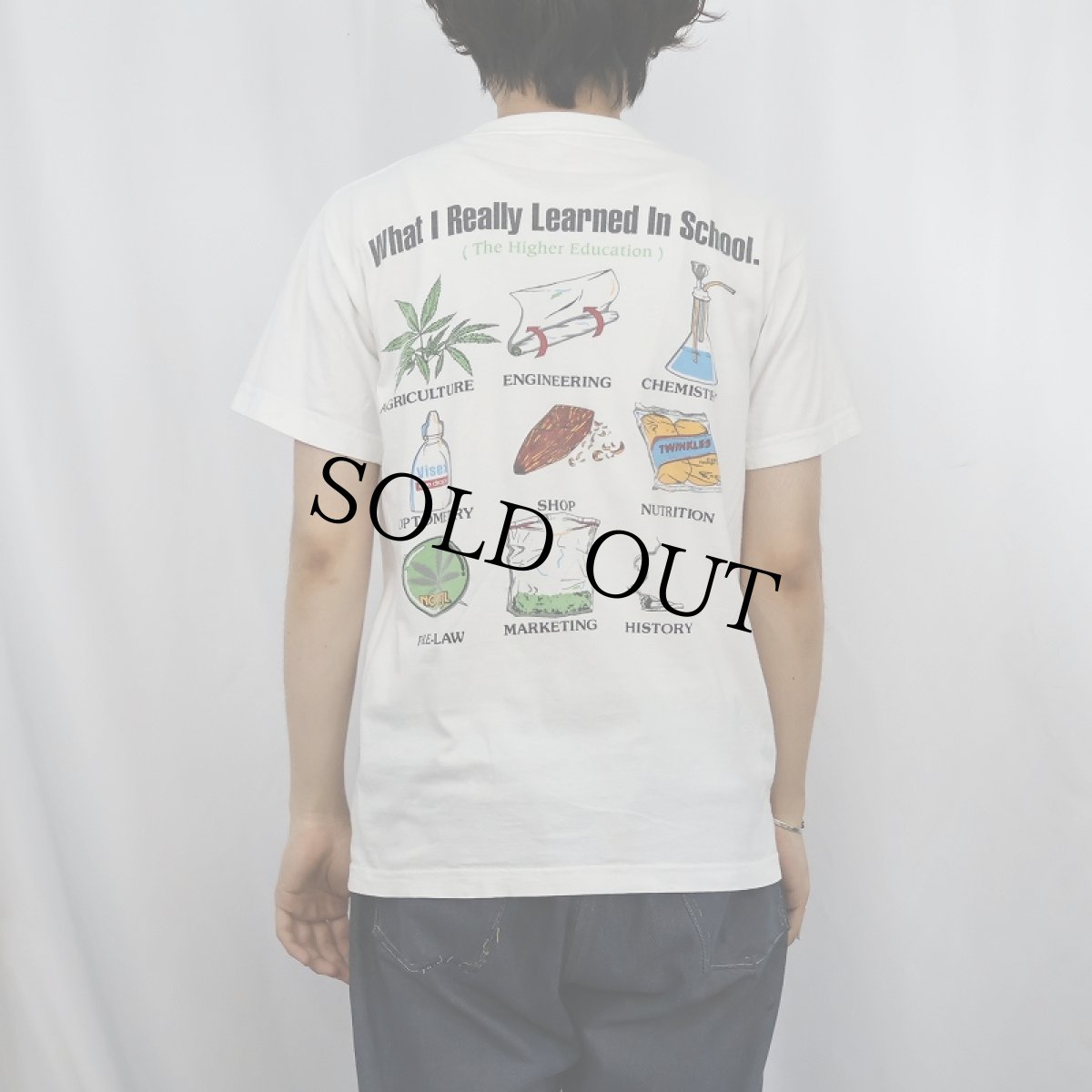 画像3: "What I Really..." ガンジャプリントTシャツ (3)