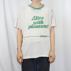 画像2: Newport  タバコ企業 プリントリンガーTシャツ (2)