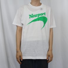 画像2: 80〜90's Newport USA製 ロゴプリントTシャツ L (2)