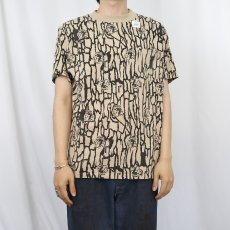画像2: 80's CAMEL USA製 "TREBARK" カモ柄 タバコ企業プリントＴシャツ L (2)