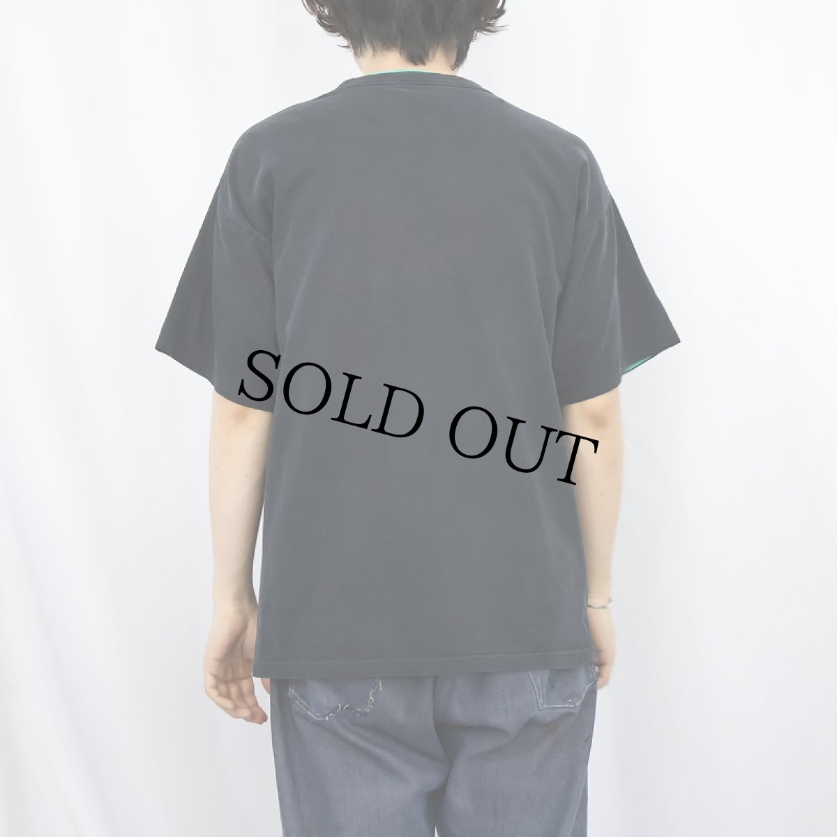 画像3: 90's KOOL タバコ企業 レイヤードデザイン ロゴプリントTシャツ L (3)