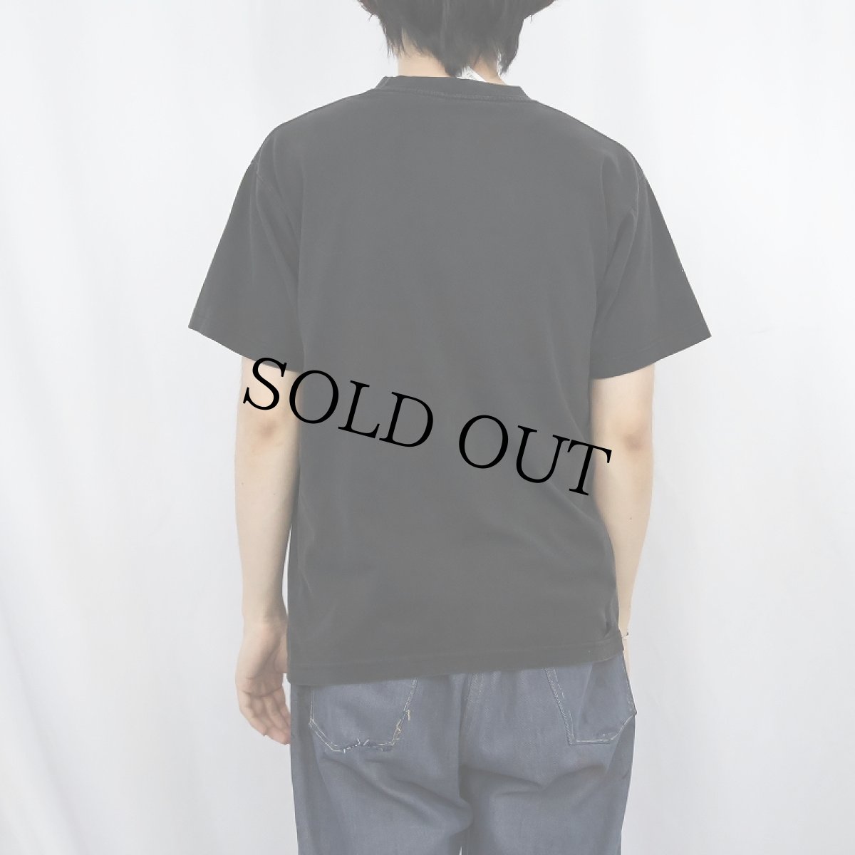 画像3: 90〜2000's "ASS KICKIN7' HOME-GROWN" ガンジャプリントTシャツ BLACK M (3)