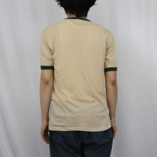画像3: 80's CAMEL USA製 タバコ企業 プリントリンガーTシャツ L (3)