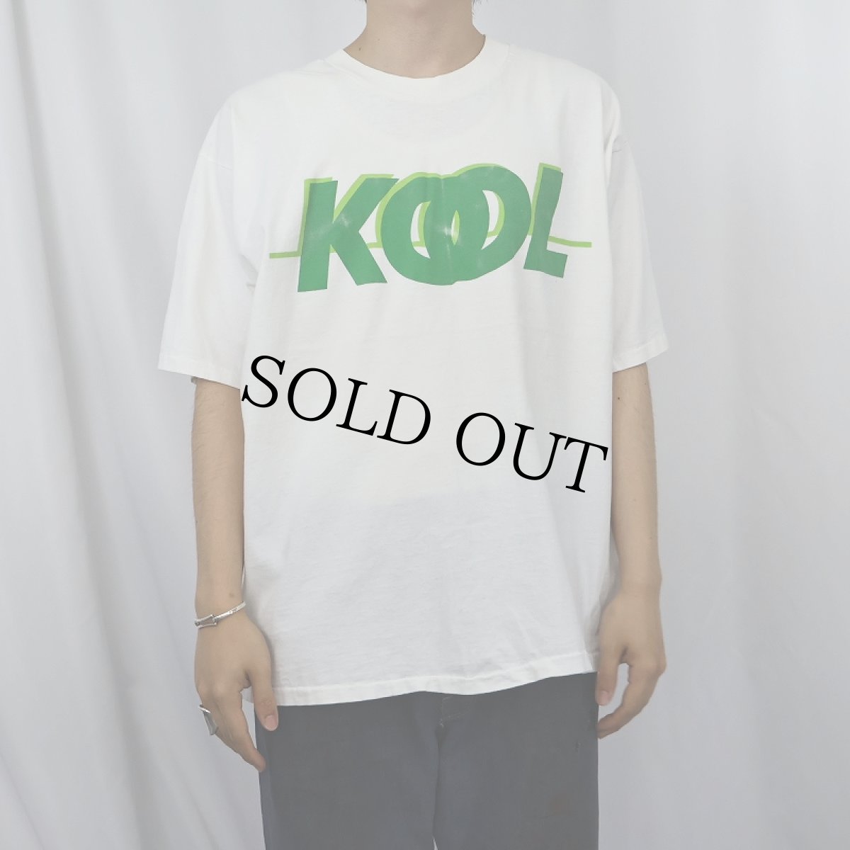 画像2: 80's〜 KOOL USA製 タバコ企業 ロゴプリントTシャツ XL (2)