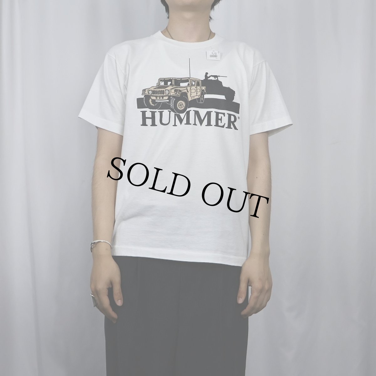 画像2: 80〜90's USA製 HUMMER 自動車メーカー プリントTシャツ M (2)