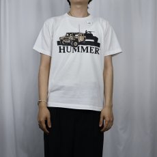 画像2: 80〜90's USA製 HUMMER 自動車メーカー プリントTシャツ M (2)