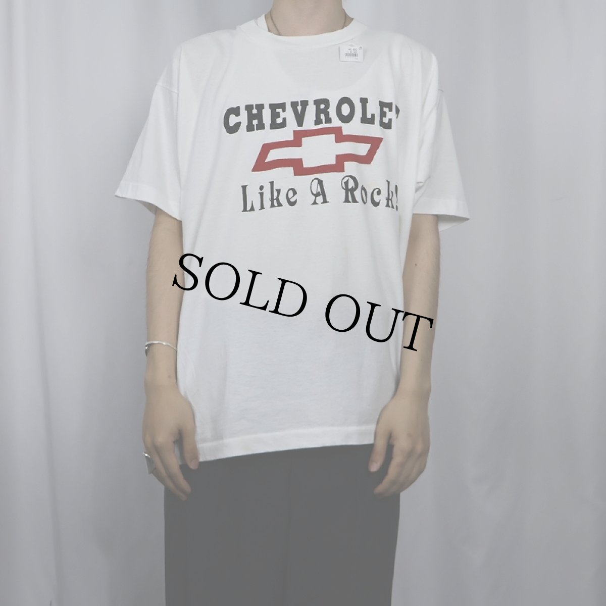 画像2: 80〜90's Chevrolet "Like a Rock" 自動車メーカー 広告プリントTシャツ (2)