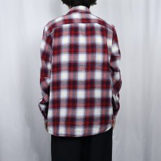 画像3: GAP × PENDLETON オンブレーチェック柄 ライトネルシャツ XL (3)