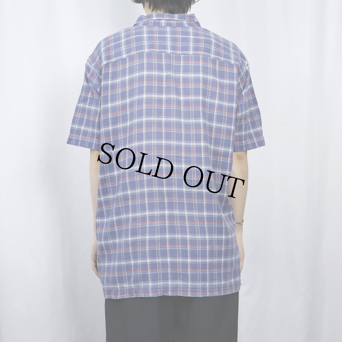 画像3: Patagonia チェック柄 オーガニックコットンシャツ L (3)