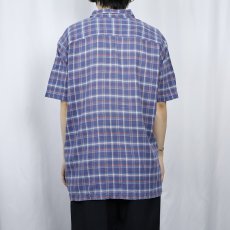 画像3: Patagonia チェック柄 オーガニックコットンシャツ L (3)