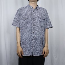 画像2: Patagonia ドット柄 コットンシャツ L (2)
