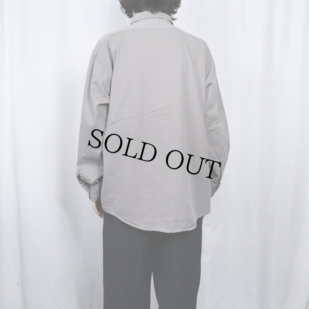 画像3: 60's BIG BEN パッチ付き ワークシャツ 17/17 1/2 (3)