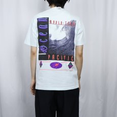 画像2: 90's Ocean Pacific USA製 プリントTシャツ M (2)