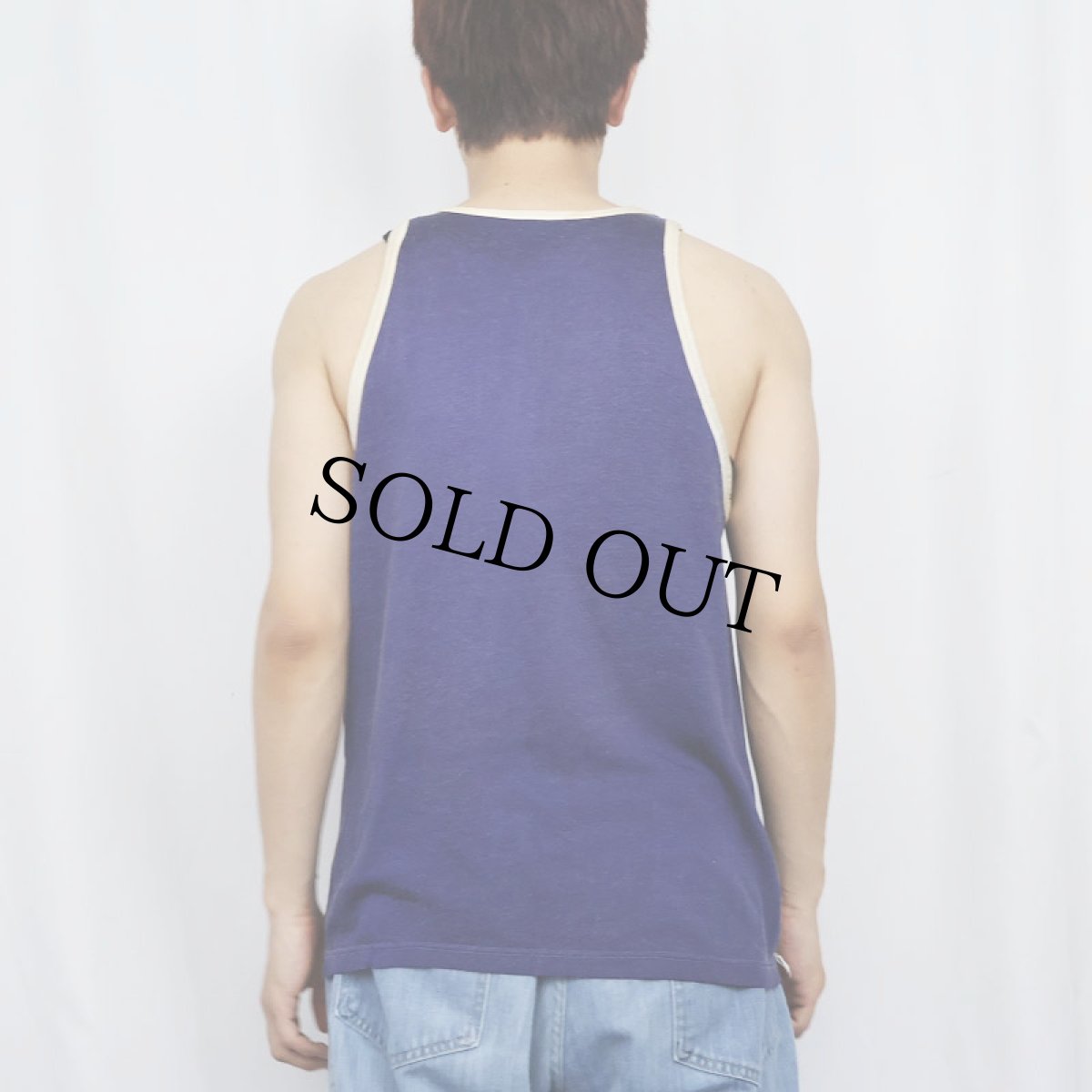 画像3: 〜60's Felco パイピング 無地タンクトップ M (3)