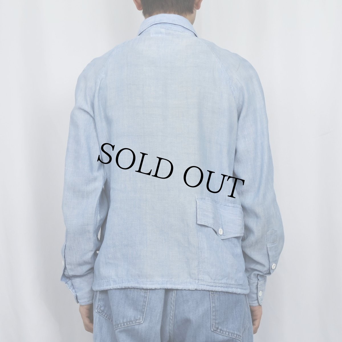 画像3: 80's GANT ハーフジップ コットンシャツ (3)