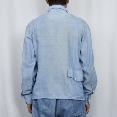 画像3: 80's GANT ハーフジップ コットンシャツ (3)