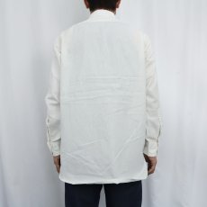 画像3: 〜60's SIR WILLIAM マチ付きコットンシャツ (3)
