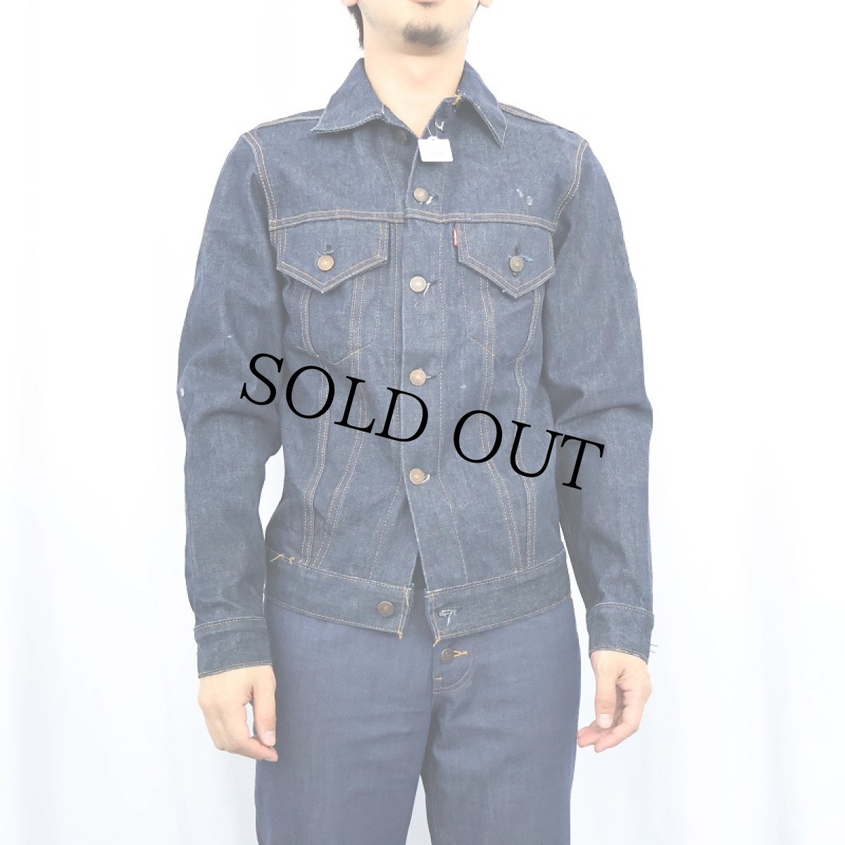 画像2: 70's LEVI'S 70505 BIGE USA製 デニムジャケット (2)