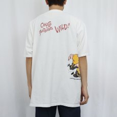 画像3: 90's YUKON JACK "CHASE SOMETHING WILD!" イラストプリントTシャツ XL (3)