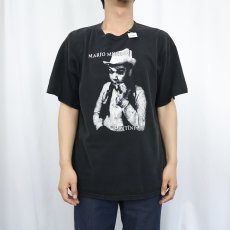 画像2: 90〜2000's MARIO MORENO 俳優プリントTシャツ BLACK XL (2)