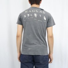 画像3: KANSAS "TOUR 1982"プログレッシブ・ロックバンド Tシャツ GRAY (3)