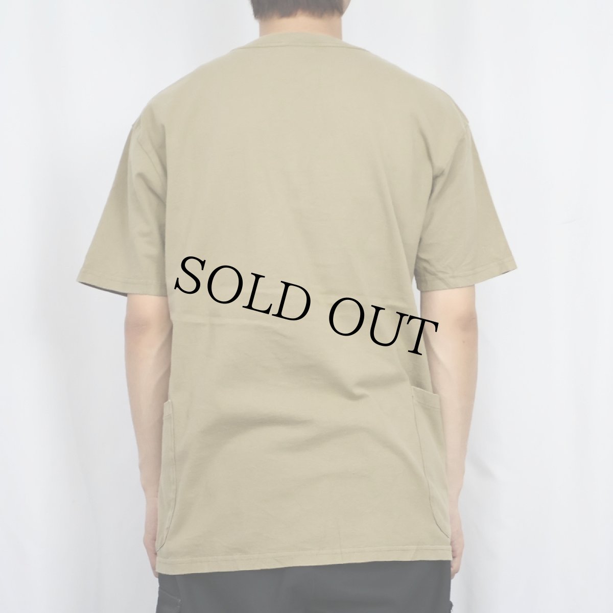 画像3: 90's ONEITA サイドポケット付き 無地Tシャツ S (3)