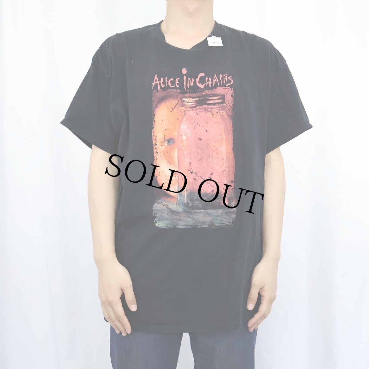 画像2: ALICE IN CHAINS ロックバンド プリントTシャツ BLACK (2)